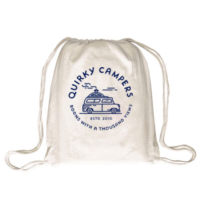 Quirky Campers - Drawstring Backpack Thumbnail